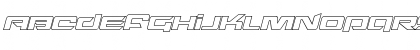 Download Northstar Outline Italic Italic Font Uppercase Preview