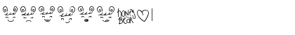 Download Oh_Honey_Bear Regular Font Uppercase Preview