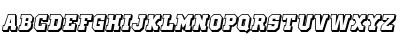 Download Old School United Shadow Italic Font Uppercase Preview