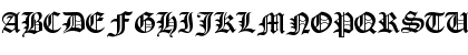 Download OldEnglish Regular Font Uppercase Preview