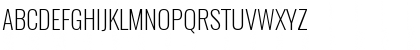 Download Oswald ExtraLight Font Uppercase Preview