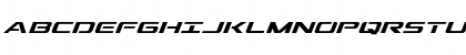 Download Outrider Condensed Italic Condensed Italic Font Uppercase Preview