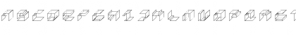 Download Paper Cube *cube version* Regular Font Uppercase Preview