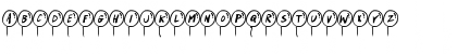 Download PartyBalloons Regular Font Uppercase Preview