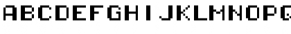 Download Pixel Operator Mono HB 8 Regular Font Uppercase Preview