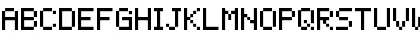 Download pixelmix Regular Font Uppercase Preview