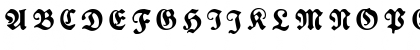 Download Plakat-FrakturUNZ1L Italic Font Uppercase Preview