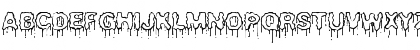 Download Plasma Drip Empty BRK Regular Font Uppercase Preview