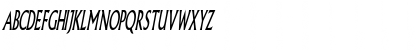 Download Pliskin Snake-Eyes-Italic Font Uppercase Preview