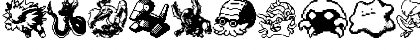 Download Pokemon pixels 2 Regular Font Uppercase Preview