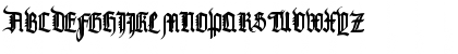 Download Pommern Gotisch Regular Font Uppercase Preview