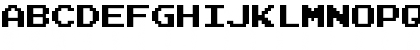 Download Press Start 2P Regular Font Uppercase Preview