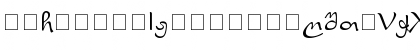 Download Preston Georgian Regular Font Uppercase Preview