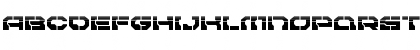 Download Pulsar Class Halftone Regular Font Uppercase Preview