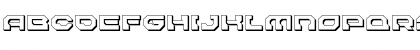 Download Pulsar Class Solid 3D Regular Font Uppercase Preview