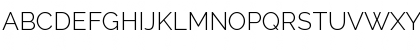 Download Raleway Light Font Uppercase Preview