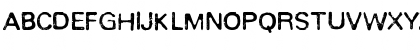Download Rounded Eroded Regular Font Uppercase Preview