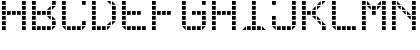 Download Rounded LED Board-7 Regular Font Uppercase Preview