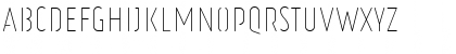 Download Ruler Stencil Thin Regular Font Uppercase Preview