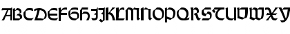 Download Rundgotisch Rauh Regular Font Uppercase Preview