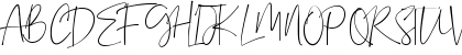 Download Ayustina Regular Font Uppercase Preview