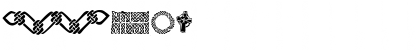 Download Celtic Patterns Regular Font Uppercase Preview