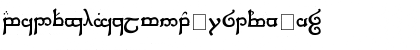 Download Tengwar of F?anor Regular Font Uppercase Preview