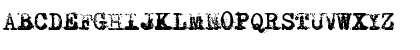 Download Typewriter - Remington RIVIERA Regular Font Uppercase Preview