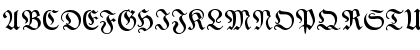 Download TypographerFraktur UNZ1 Medium Font Uppercase Preview