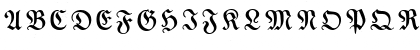 Download TypographerFraktur UNZ1 Medium Font Uppercase Preview