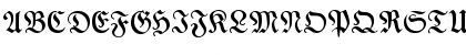 Download TypographerFrakturUNZ1 Medium Font Uppercase Preview
