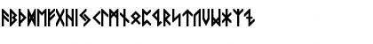 Download VIKING, ELDER Runes Bold Regular Font Uppercase Preview