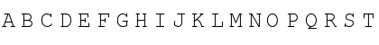 Download VPS Courier Hoa Normal Font Uppercase Preview
