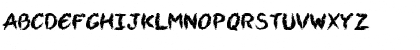 Download VTCAllSkratchedUpOne Regular Font Uppercase Preview