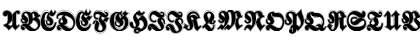 Download Walbaum Fraktur Bold Font Uppercase Preview