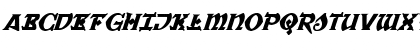 Download War Priest Italic Italic Font Uppercase Preview