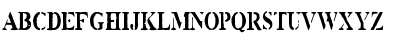 White Army Regular Font Uppercase Preview