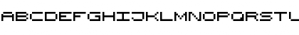 Download Wide Pixel-7 Regular Font Uppercase Preview