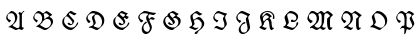 Download WieynckFrakturUNZ1L Italic Font Uppercase Preview