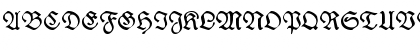 Download WieynckFrakturUNZ1L Regular Font Uppercase Preview