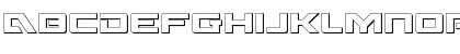 Wildcard 3D Regular Font Uppercase Preview
