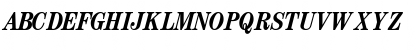 Download CenturyCondSSK Bold Italic Font Uppercase Preview