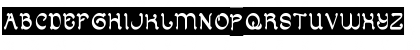 Download ARABIAN KNIGHT-Inverse Regular Font Uppercase Preview