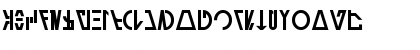 Download Aurebesh Cantina Bold Font Uppercase Preview