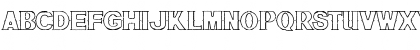 Download Bluegrass OUTLINE Regular Font Uppercase Preview