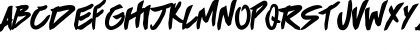 Download BROKEN HOME Regular Font Uppercase Preview