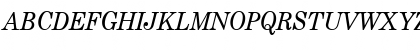 Download CenturySchoolbook RegularItalic Font Uppercase Preview