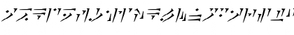 Download Dovahkiin Italic Font Uppercase Preview
