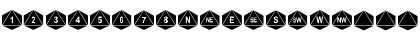 Download DPoly Eight-Sider Regular Font Uppercase Preview