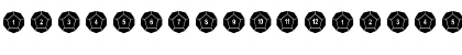 Download DPoly Twelve-Sider Regular Font Uppercase Preview